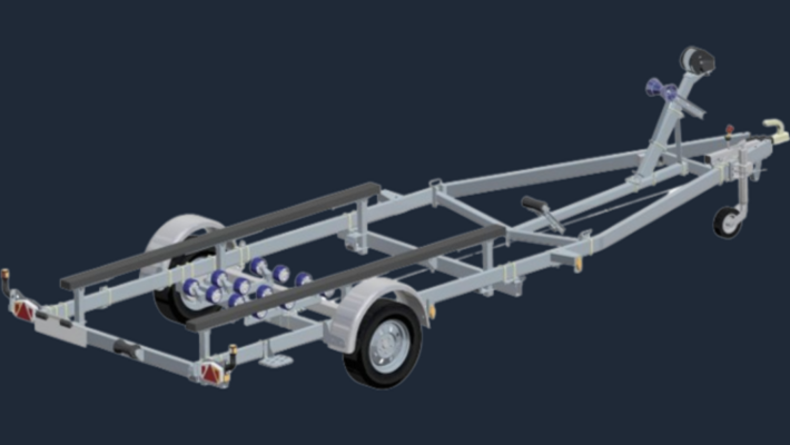 Remorque Bateau SUNWAY D2415